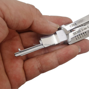 SS301 2 सीसा बस सिविल लॉक खोलने लॉक पिक सेट लॉकस्मिथ उपकरण - Product Image 4