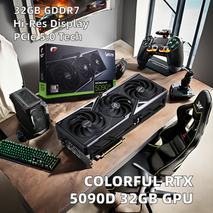 IGame GeForce RTX 5090D 32gb PCIE 5.0显卡彩色桌面工作站256位内存接口芯片组新5风扇 - Product Image 3