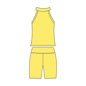 Ensemble de sport décontracté KERUI Macaron pour filles, style occidental, sans manches, été, abordable, pour le yoga - Product Image 3