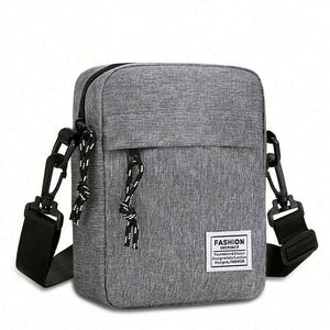 I-0617 <b>Men's</b> Stylish Nylon Waterproof Summer Satchel Crossbody <b>Bag</b> for Boys Fashion Outdoor Use - Product Image 3