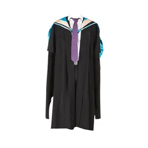 2024 New Factory Best Price Direct High School Graduation Gown Matte Graduation Robe Graduation Dress For Free Design