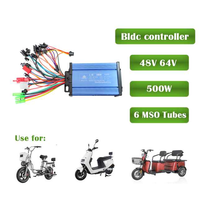 ODM OEM 48V 60V 500W 1000W Electric Scooter Bike Bicycle Electric Vehicle Parts Bldc Brushless Motor Controller