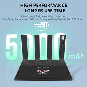 Dnxt 4G Không Dây Di Động Wifi <span class=keywords><strong>Router</strong></span> Với Pin Chất Lượng Cao LTE 4G CPE Điện Thoại Di Động <span class=keywords><strong>Router</strong></span> Với Sim Khe Cắm Thẻ Nhớ - Product Image 4