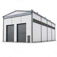 Bâtiment modulaire en structure d'acier préfabriqué avec un design de planification flexible et extensible