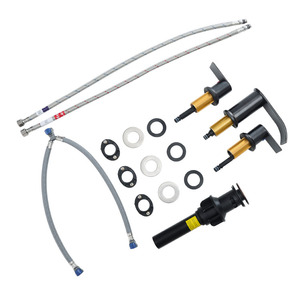 Thép không gỉ Thác vòi nước phòng tắm vòi 3 lỗ 8 inch rộng rãi Vanity bồn rửa vòi nước - Product Image 2