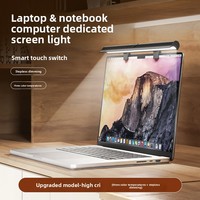 Lampe suspendue intelligente pour écran d'ordinateur portable USB LED moderne, en ABS, protection des yeux, lampe de bureau d'étude, contrôle tactile blanc