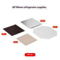 Vente chaude 80*80MM 3.15*3.15 pouces Carré Réfrigérateur Aimant Bouton Faisant La Machine