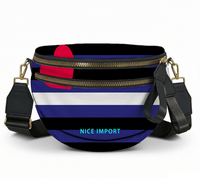 Sac coquille arc-en-ciel hétéroflexible pour femme, sac à bandoulière léger avec fermeture éclair pour le quotidien