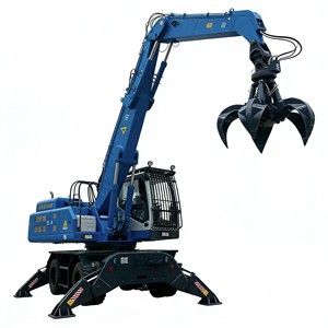 Nuovissimo Escavatore Idraulico Gommato da 35 Tonnellate BHW35-8 con Pinza per <span class=keywords><strong>Materiali</strong></span> - Product Image 1