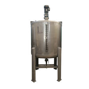 Tanque de Mezcla de Productos Químicos de Acero Inoxidable con <span class=keywords><strong>Agitador</strong></span>, Tanque de Mezcla de 2000L, Mezclador de Crema, Máquina Cosmética Homogeneizadora <span class=keywords><strong>para</strong></span> Cosméticos - Product Image 2