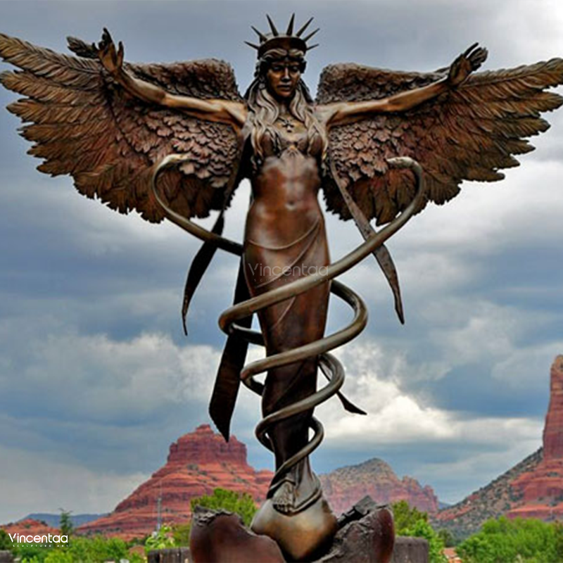 Vincentaa Custom God Statue Sculpture Bronze