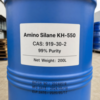 Agent de Couplage Aminosilane KH-550 de Haute Pureté 99% A-1100 AMEO pour le Conditionnement des Fibres de Verre et la Fabrication de Résine Époxy
