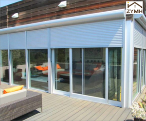 モダンなアルミ製ローラーシャッター窓防水ローラーアップ/ローリング窓ブラインドシェード & シャッター仕上げデザイン - Product Image 5