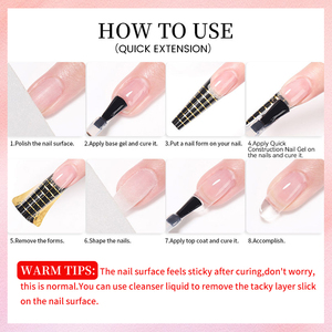 BORN PRETTY PRO Gel BIAB d'extension rapide en flacon, sans HEMA, avec pinceau souple, gel de construction pour ongles BIAB auto-nivelant et lisse, qualité professionnelle - Product Image 6