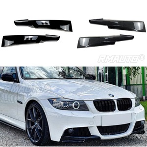 สปลิตเตอร์กันชนหน้าสำหรับ BMW ซีรีส์ 3 E90 320i 330i M-Tech LCI ดิฟฟิวเซอร์สำหรับ BMW ซีรีส์ 3 E90 320i 330i M-Tech LCI ปี 2009-2012 - Product Image 2