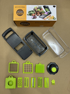 Factory Wholesale Multifunctional <strong>Vegetable</strong> <strong>Cutter</strong> 14 <strong>in</strong> <strong>1</strong> Food <strong>Cutter</strong> Veggie Onion Chopper Mandoline Slicer Kitchen Accessories - Product Image 6
