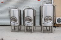 Cuve de brassage personnalisée 500L 1000L 2000L en acier inoxydable avec chemise de refroidissement pour brasserie artisanale