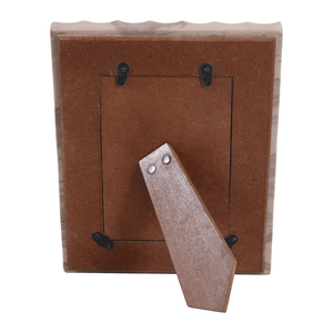 Cadre photo en marbre ELEVARRE 4x6 pouces, cadre photo décoratif en pierre naturelle pour la maison, table, étagère - Product Image 5