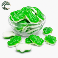 YUSAIL Premium Halal Kikker-vormige Gummy Candy Gemengde Fruit Smaken Snoepgoed Op Maat Verpakte Verpakkingen