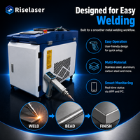 Machine de soudage laser portative 3000W, soudeuse laser à fibre, refroidie par eau, pour acier inoxydable et aluminium