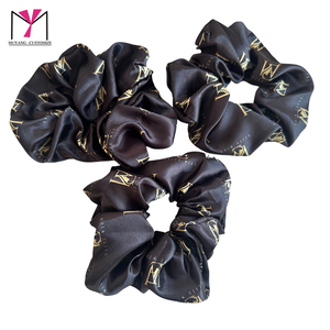 MUYANG – Nouveaux élastiques à cheveux personnalisés pour filles, chouchous imprimés avec logo, couleurs sur mesure, faible MOQ, outils d'extension capillaire - Product Image 2