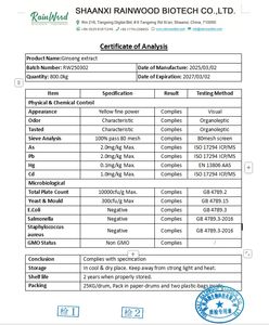 Fabrika kaynağı Panax Ginseng özü Ginseng özü Ginseng tozu - Product Image 2