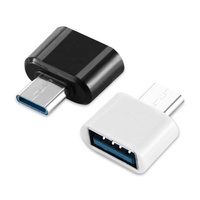 Adaptateur convertisseur OTG Type-C en alliage d'aluminium ABS certifié FCC, câble USB-C femelle vers USB3.1 mâle pour S8/S9 pour P20
