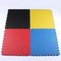 Tapis de Puzzle de Sol Portable et Étanche à Emboîtement 2 3 4 cm EVA Tatami pour Taekwondo Arts Martiaux Karaté Judo