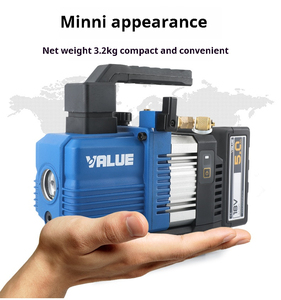 VALUE Lithium <b>Battery</b> Vacuum <b>Pump</b> VRP-2SLI 2.0CFM 18V Refrigeration Rotary Vane Single Stage Vacuum <b>Pump</b> Work 75 Minutes - Product Image 2
