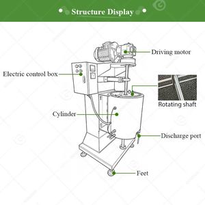 Verticale Continuous Refining Small Lab 500kg Chocolate Ball Mill 100kg Refiner Machine for Chocolate - Product Image 3