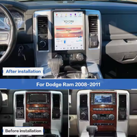 ZWNAV Pantalla DSP Automotriz de 12.1" con Android 13 para Dodge RAM 1500 2500 3500 2008-2011, Radio Estéreo y Punto Multimedia Electrónico para Coche
