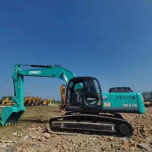 รถขุดไฮดรอลิก Kobelco SK210 มือสอง รถขุดขนาดกลางพร้อมเครื่องยนต์ อุปกรณ์ก่อสร้างเคลื่อนย้ายดิน - Product Image 2