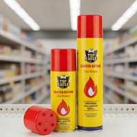 Cartouche de gaz butane à faible volatilité 250 ml pour allume-cigare, combustible pour torche de camping en extérieur, distribution en gros