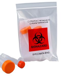 미국-병원 실험실 치료 및 회계 연구소의 의료 시험용 지퍼가 달린 플라스틱 표본 가방 제조 - Product Image 5