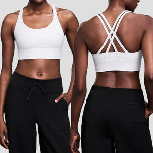 Nouveaux vêtements <span class=keywords><strong>de</strong></span> sport pour femmes, soutien-gorge <span class=keywords><strong>de</strong></span> sport en forme <span class=keywords><strong>de</strong></span> croix, séchage rapide, respirant, gilets <span class=keywords><strong>de</strong></span> fitness, vêtements <span class=keywords><strong>de</strong></span> course en plein air, yoga, soutien-gorge grande taille - Product Image 2