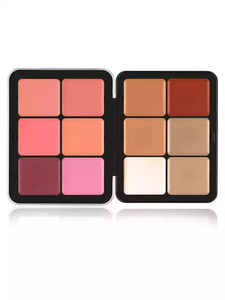 No logo blush cream and concealer palette 12 colori concealer contour palette campione gratuito - Product Image 4