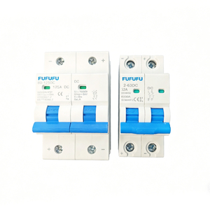 Disjoncteur miniature blanc <span class=keywords><strong>FUKA</strong></span> FK80-125DC DC 6kA, disjoncteur électronique basse tension, montage sur rail DIN, PA66+Cuivre - Product Image 3