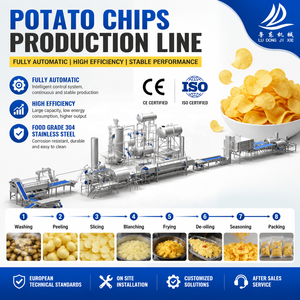 Ligne de production entièrement automatique de chips de pommes de terre |   Machine industrielle de fabrication de chips de pommes de terre avec solution clé en main - Product Image 2