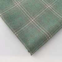 Tissu en flanelle tissée à carreaux brossés teints en fil pour chemises et pyjamas pour garçons et filles - Mélange polyester/coton doux et respirant