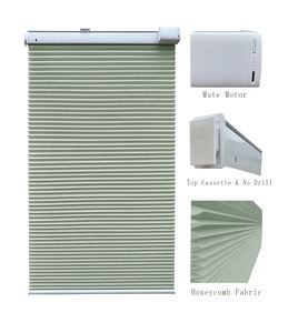 Día noche vertical térmico aislar persianas de nido de abeja para la inclinación y giro de la ventana - Product Image 2