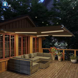 Uzaktan kumandalı güneş gölge elektrikli geri çekilebilir tam kaset tente - Product Image 6