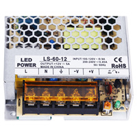 Offre spéciale alimentation à découpage mince 60W AC DC 5V 12V 24V 36V 48V alimentations led ultra minces 12V 5A