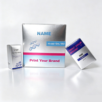 Boîte cadeau personnalisée pour flacons de peptides ampoules de 2 ml, 3 ml, 5 ml, 10 ml, emballage cosmétique et médical avec 1, 2, 5 ou 10 inserts