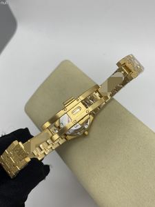 Montre sport mécanique pour femme, cadran à aiguilles, boîtier en acier inoxydable, couleur or, très vendue sur Internet - Product Image 6