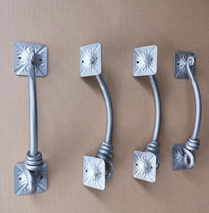 OUYA Poignées <span class=keywords><strong>de</strong></span> <span class=keywords><strong>porte</strong></span> décoratives faites main en acier forgé extérieur - Product Image 3