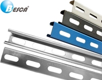 Profilé en C en acier inoxydable BESCA SS304/SS316 - Compatible Unistrut - Galvanisé à chaud pour systèmes de montage solaire