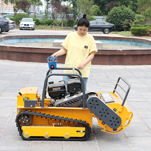 Último modelo de fábrica BJ-1000FM Robot oruga trepadora de 1000 mm y 55 grados, cortacésped de martillos inalámbrico con control remoto para huertos B - Product Image 1