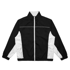 ג 'קטים windbreaker לוגו מותאם אישית לגברים בחוץ טיולים רגליים גברים המאמנים zip למעלה ז' קט