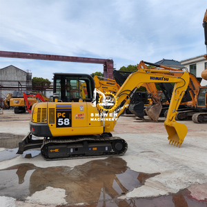 Excavadora Komatsu pc58 original de Japón del año 2020 con motor Komatsu 4D88E-7 y cuchilla dozer para agricultura y construcción pc35 pc45 pc55 - Product Image 5