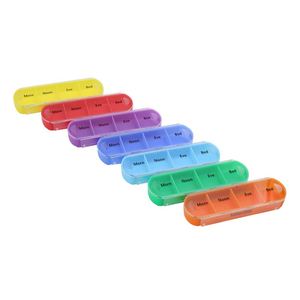 Pastillero de Plástico Semanal de 7 Días con 14 Compartimentos para Tomar Dos Veces al Día - Product Image 4